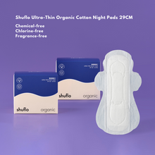 Load image into Gallery viewer, [Clearance] Shuflo Ultra-Thin Organic Cotton Night Pads 29cm (Exp Oct-23)
